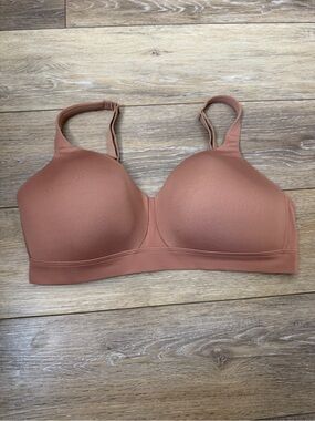 Duluth Trading & Co Wireless Molded-Cup Bra in Dusty Rose Sz 36D